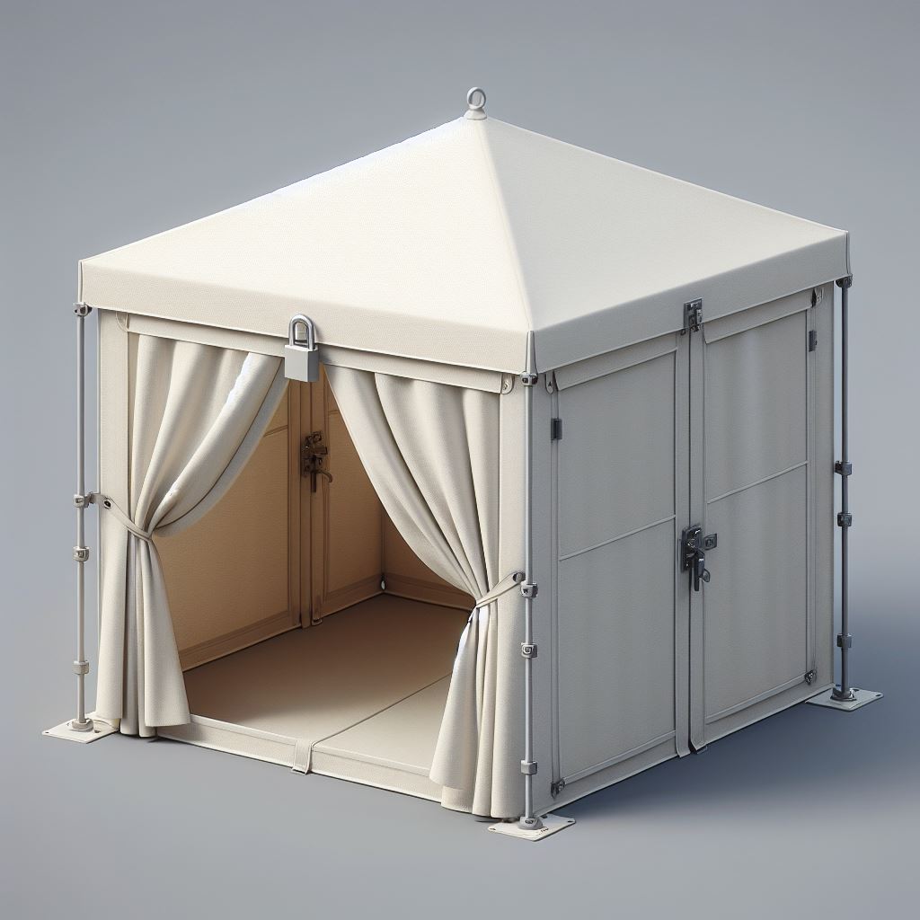 Parete laterale per tenda